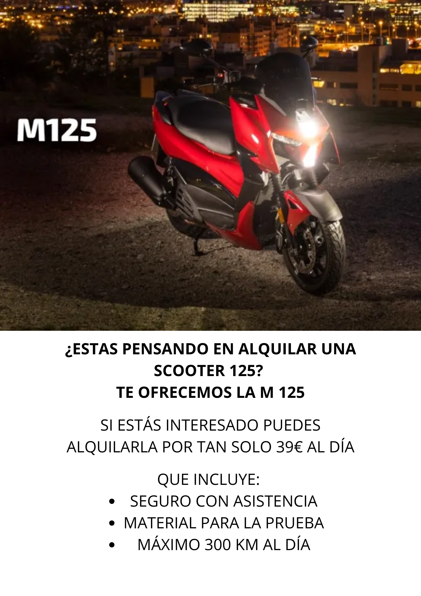 ALQUILER M 125