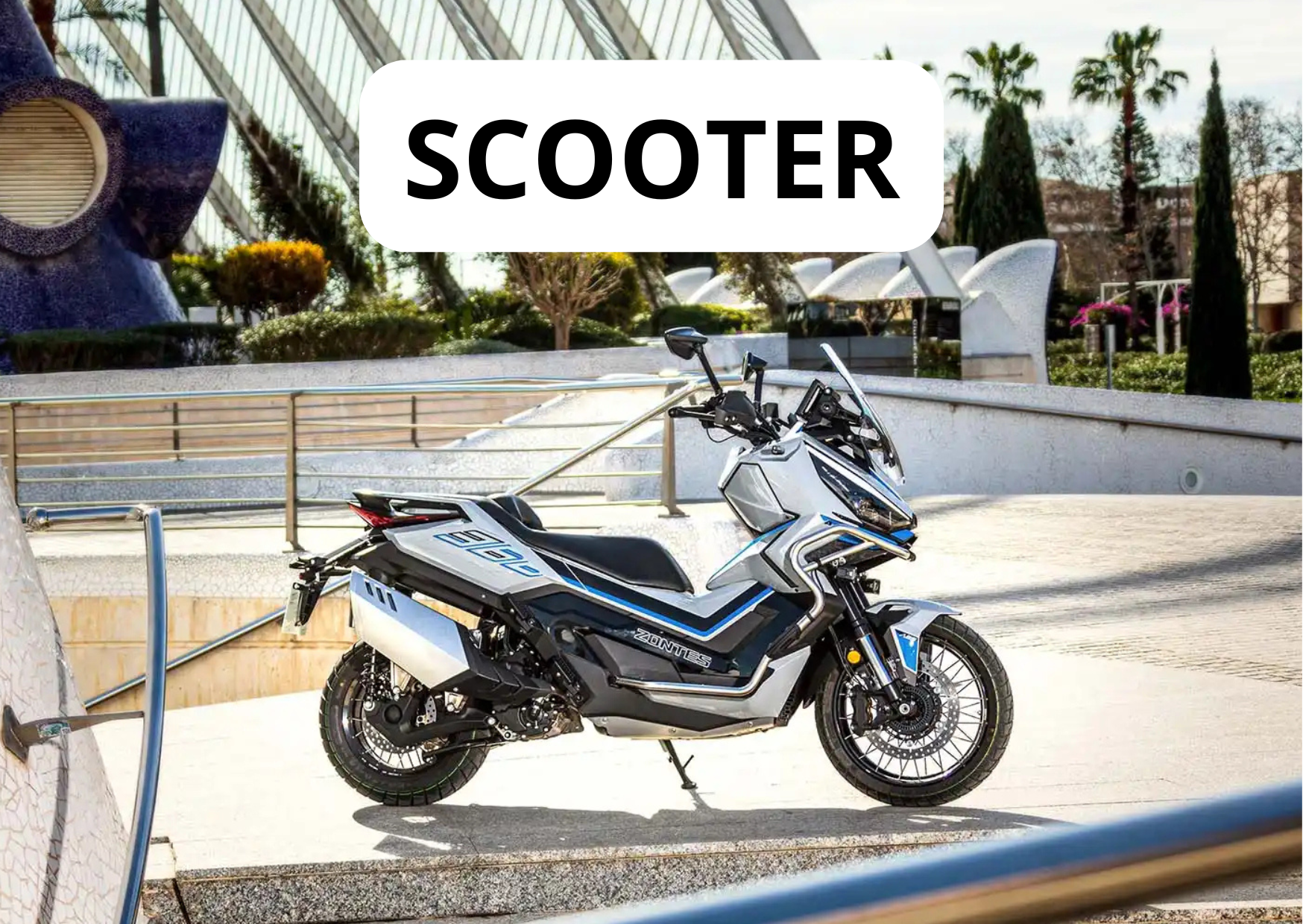 Zontes. Scooter