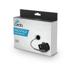 Base de audio con micro externo cardo packtalk series para casco jet