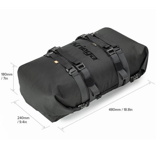 Bolsa de equipaje kriega rollpack 20l negro