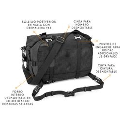 Bolsa kriega us-20 drypack cordura