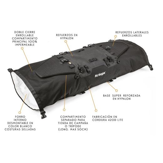 Bolsa kriega us-40 drypack cordura