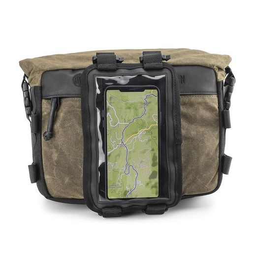 Bolsa para barra rsd x kriega roam handlebar bag negro / arena