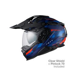 Casco NEXX X.WED3 TRAILMANIA Blue_Red-MT