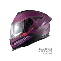 Casco NEXX Y.100R BARON Aubergine-MT