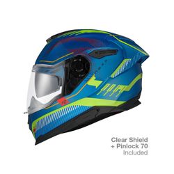 Casco NEXX Y.100R BARON Sky_Blue_Neon