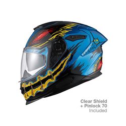 Casco NEXX Y.100R NIGHT RIDER Sky-Blue