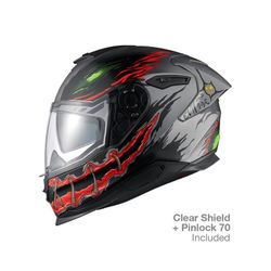 Casco NEXX Y.100R NIGHT RIDER Titanium-MT