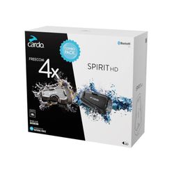 Kit intercomunicador cardo freecom 4x / spirit hd