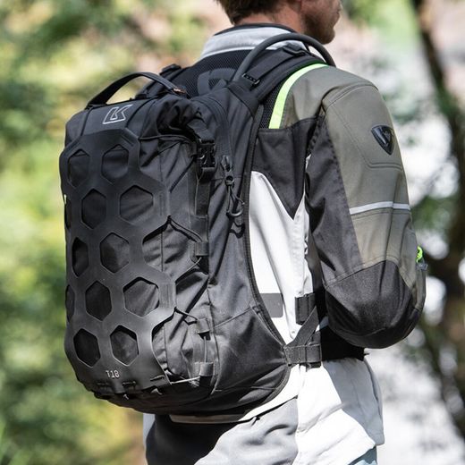 Mochila kriega trail 18 adventure backpack amarillo fluor