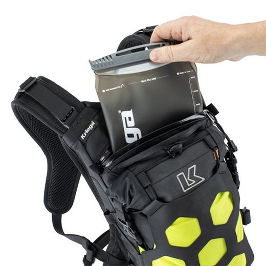 Mochila kriega trail 9 adventure backpack amarillo fluor